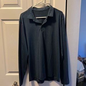 Lululemon mens long sleeve collard shirt